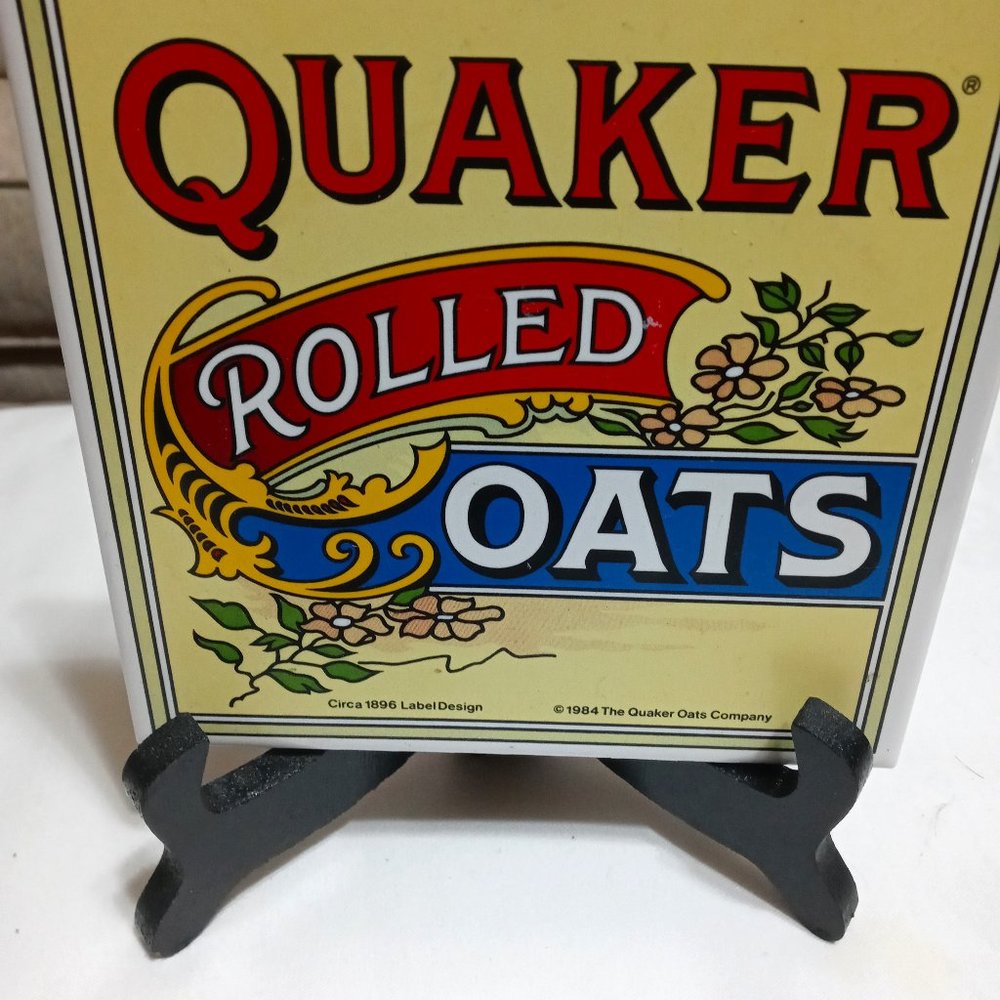 Vintage Quaker Oats Hanging Tile